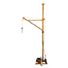 220V微型电动葫芦专用立柱支0.5吨架吊运机吊水泥家用装修小吊机